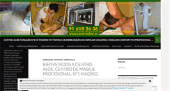 Desktop Screenshot of centroaloe.es
